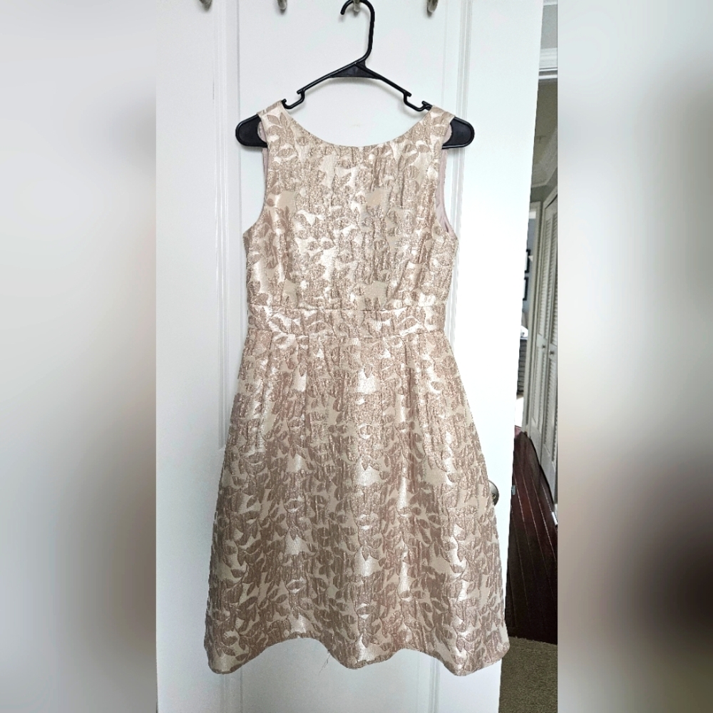 CALVIN KLEIN FIT AND FLARE FORMAL DRESS